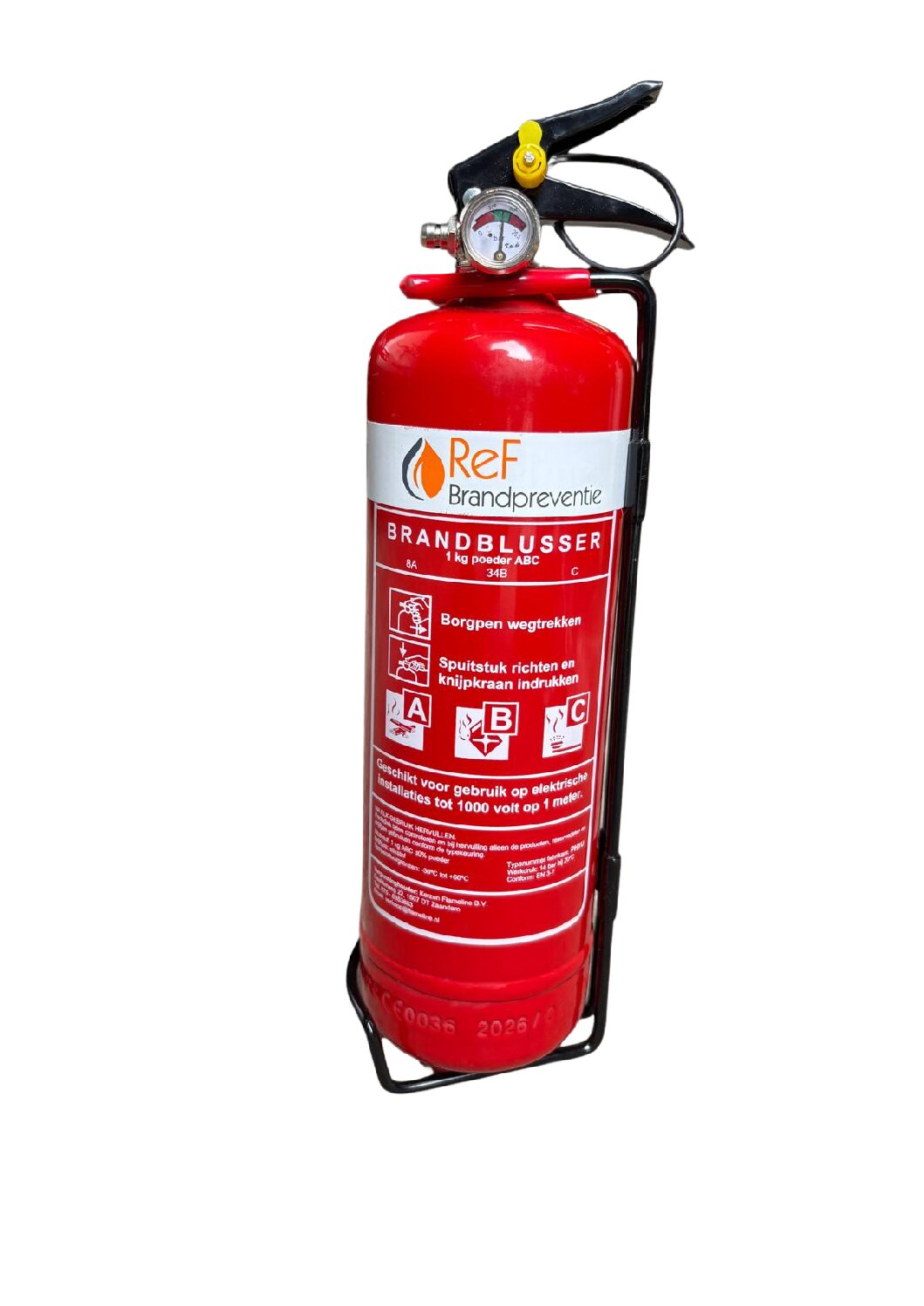 Poederblusser 1 kg ABC
