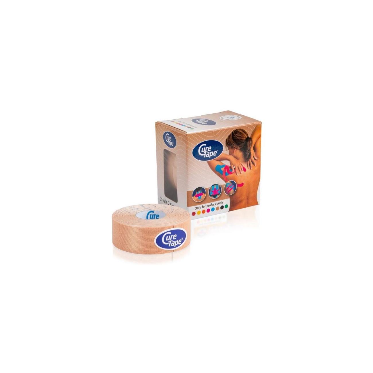 Cure Tape 2,5 cm x 5 m huidskleur