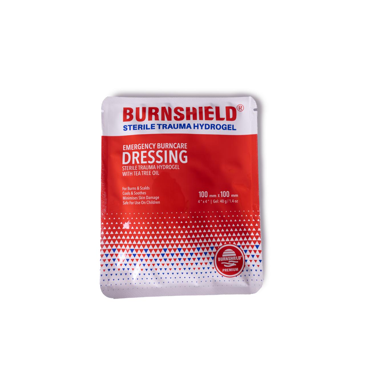Burnshield brandwonden gelkompres 10 x 10 cm