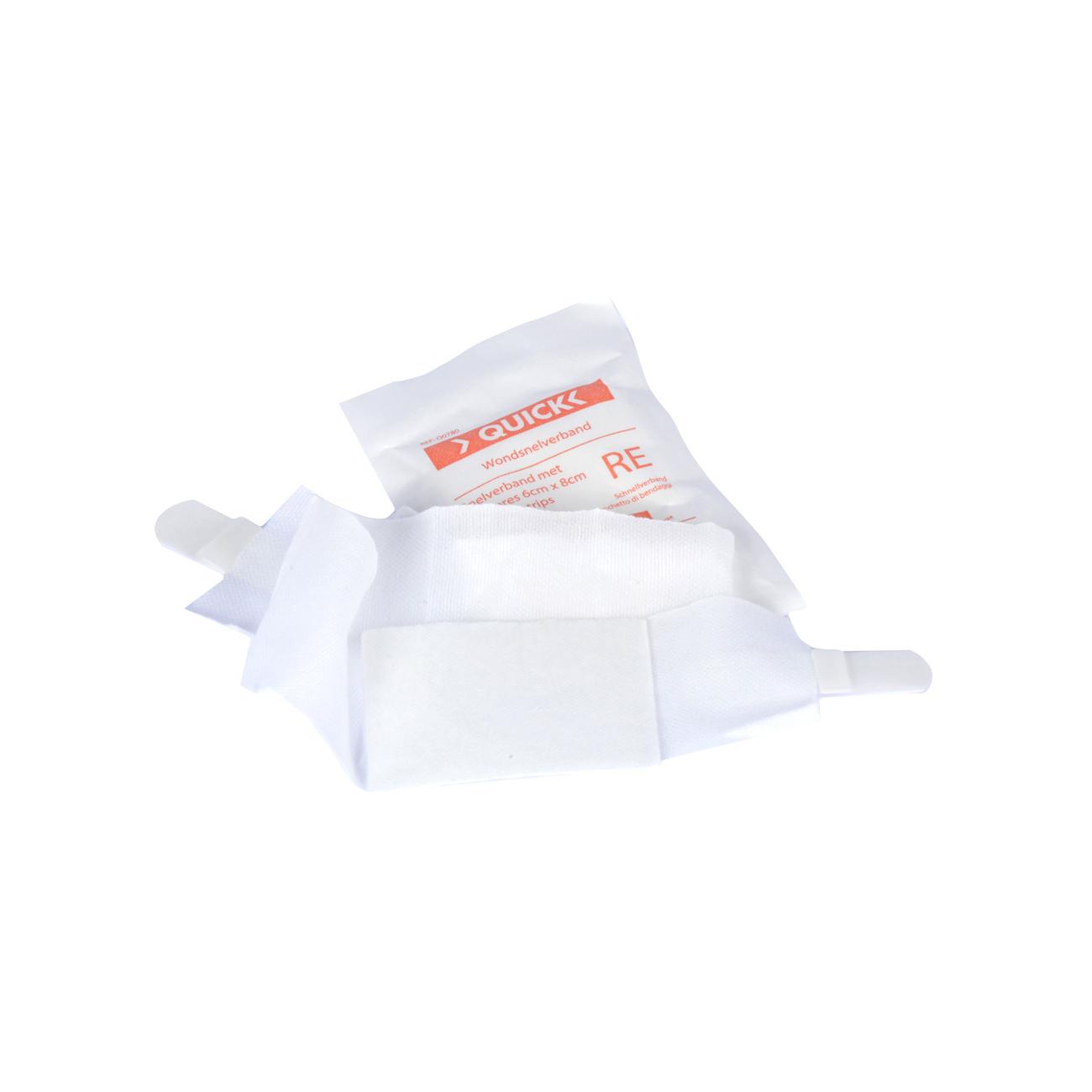 Quick wondsnelverband 6 x 8 cm plat model