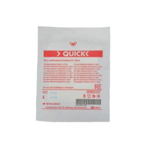 Quick niet verklevend kompres 5 x 5 cm