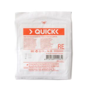 Quick niet verklevend wondkompres 10 x 10 cm