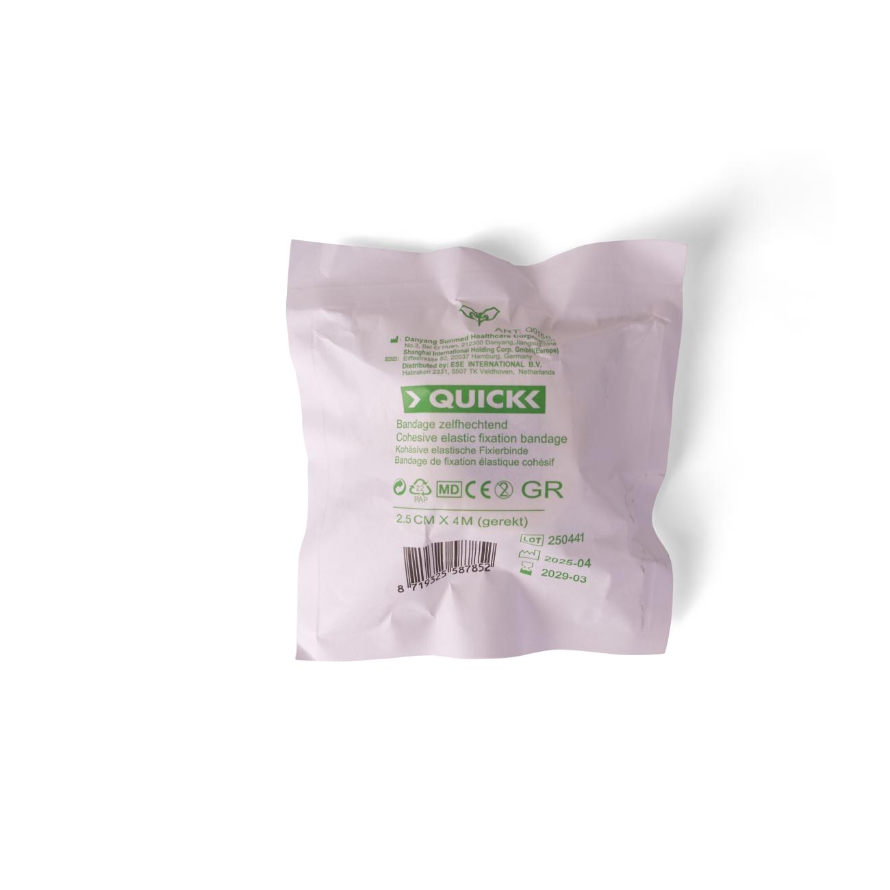 Quick Bandage zelfhechtend 2,5 cm x 4 m