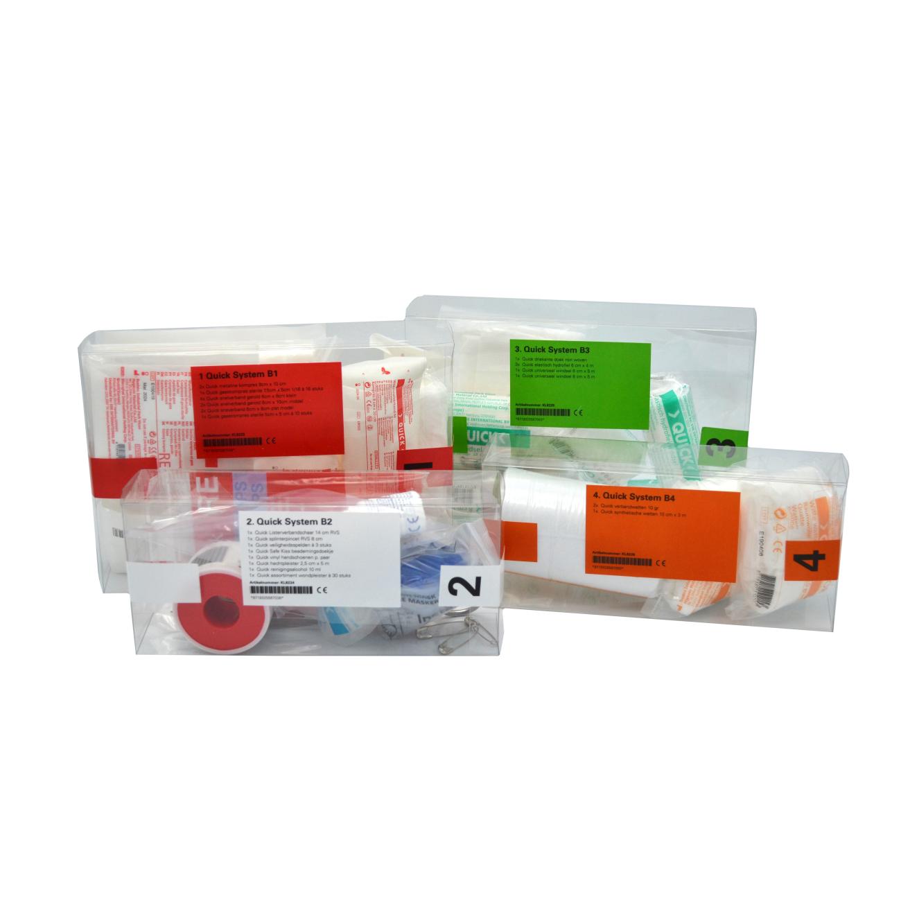 Quick System B navulling (4 modules) inclusief kleurenwijzer