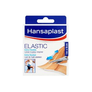 Hansaplast pleister Elastic 8 cm x 1 m