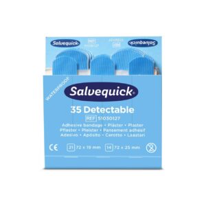 Salvequick detecteerbare pleisters navulling (doos)