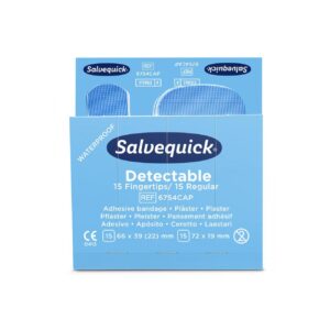 Salvequick detecteerbare vingertoppleisters navulling (doos)