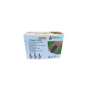 Vingerbobs blauw (50 stuks) one size fits all