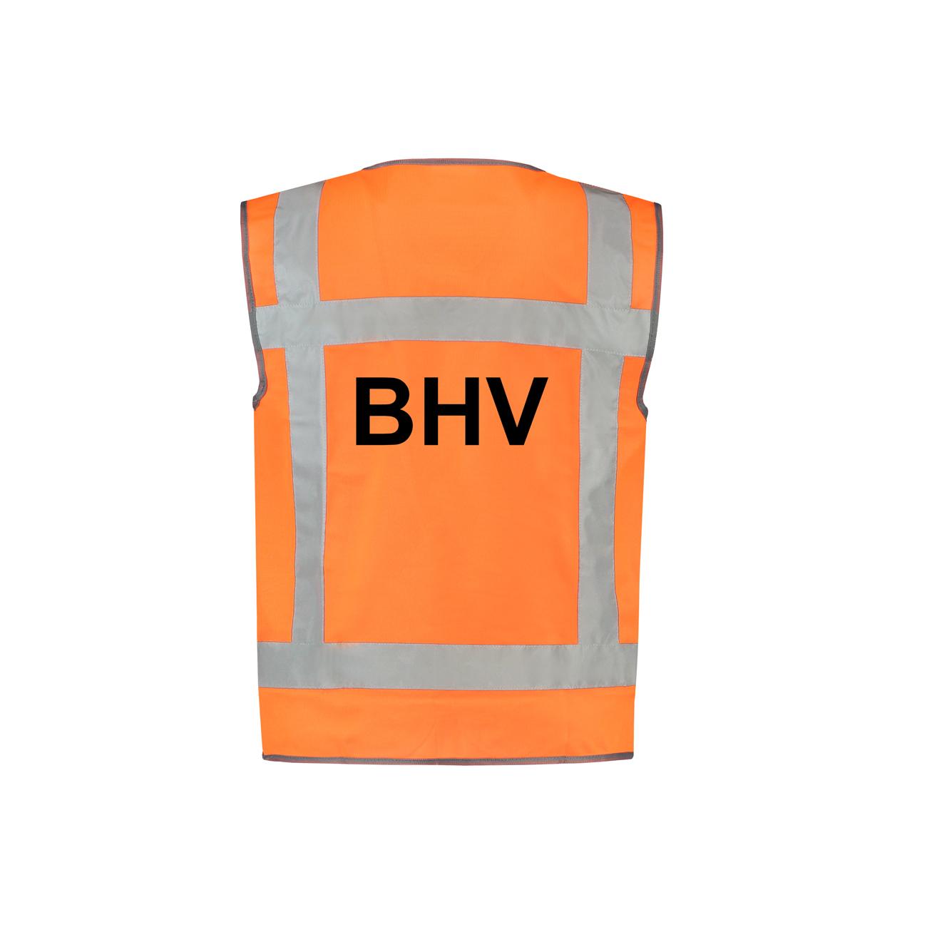 Hesje RWS oranje met opdruk BHV (maat XXL) - Afbeelding 2