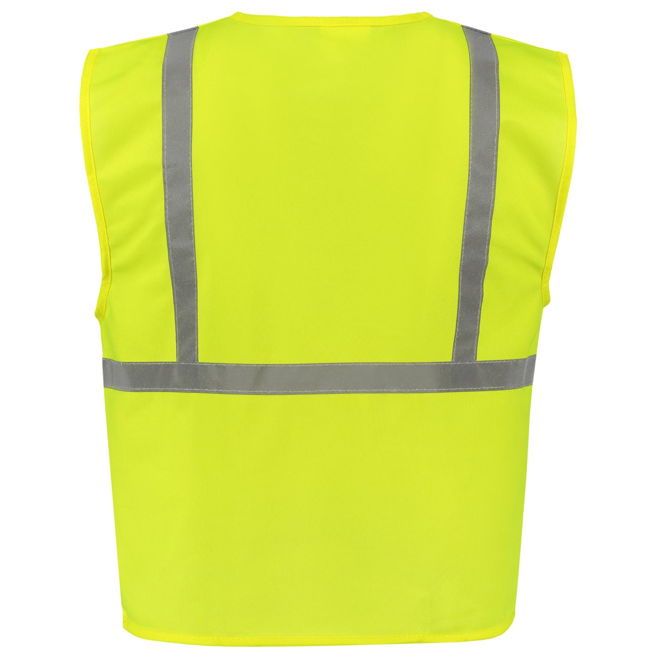 Veiligheidsvest Kids geel maat 128 - Afbeelding 3