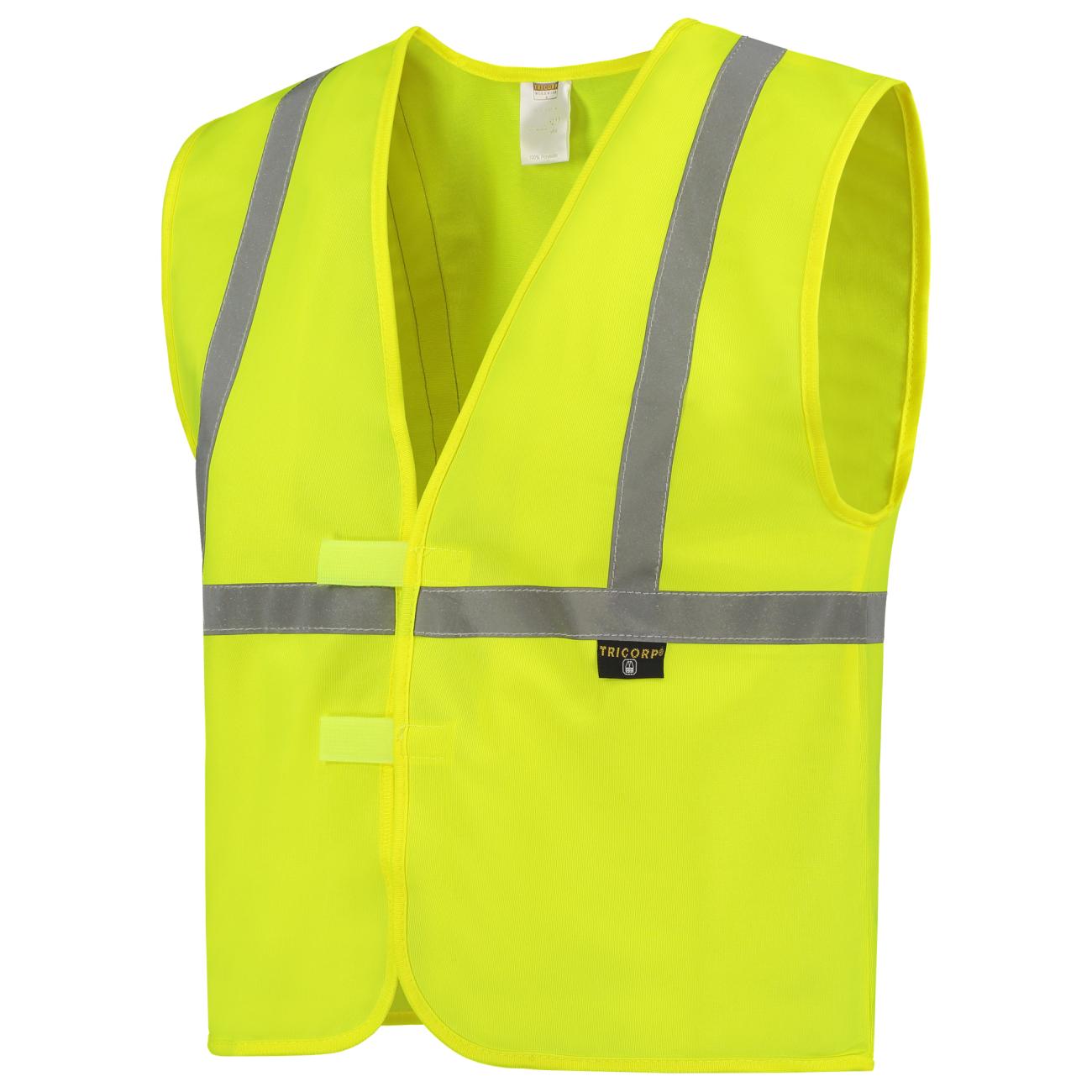 Veiligheidsvest Kids geel maat 140 - Afbeelding 2