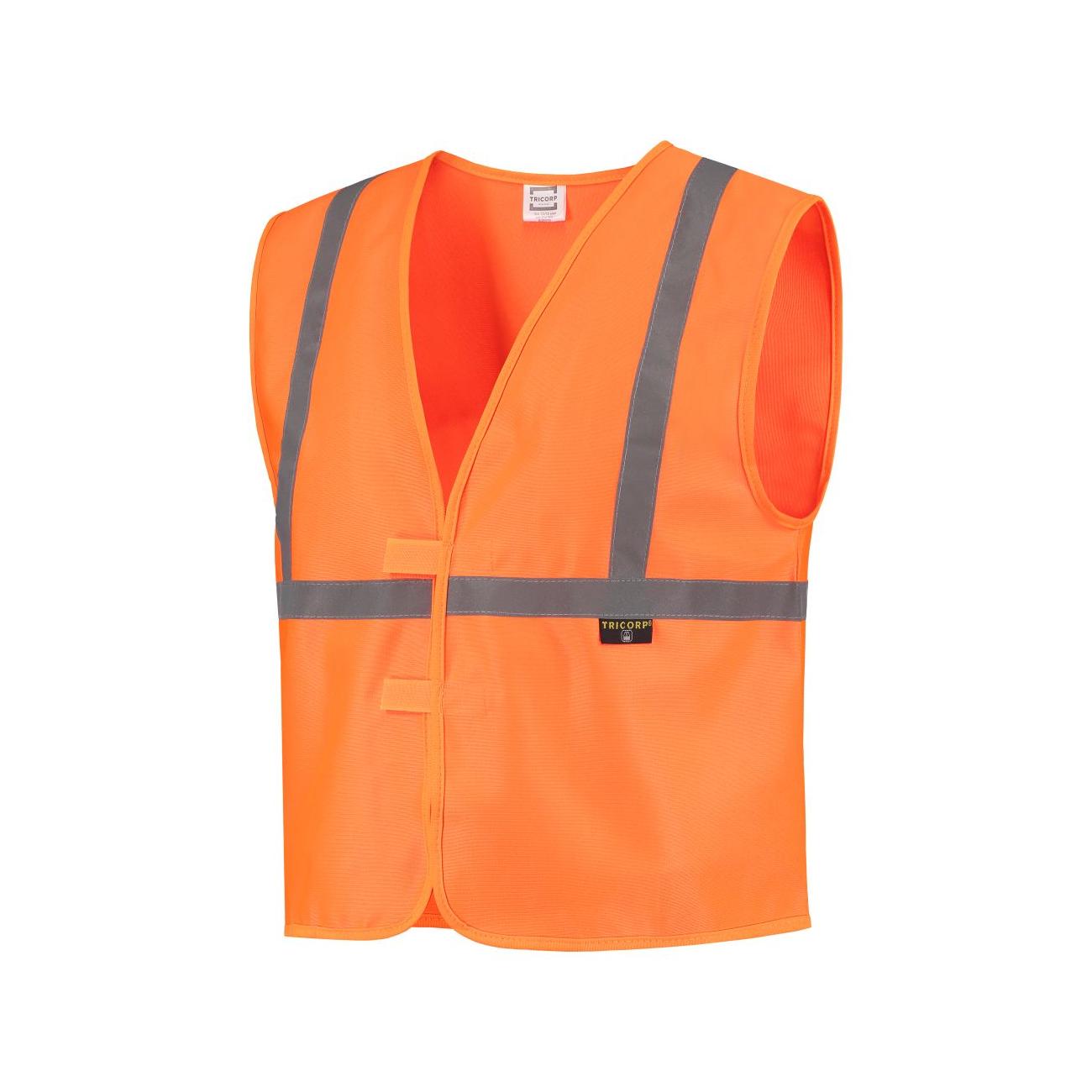Veiligheidsvest Kids oranje maat 140 - Afbeelding 3