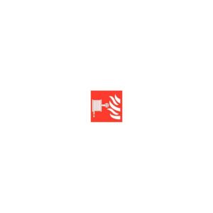 Pictogram bord Brandhaspel met vlam 200x200mm
