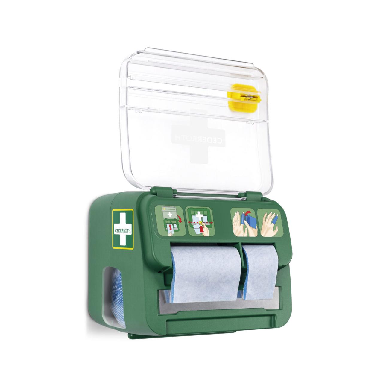 Cederroth soft foam dispenser gevuld met 1x blue 6 cm x 4,5m - Afbeelding 4