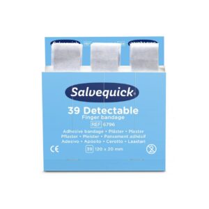 Salvequick detecteerbare vingerpleisters navulling (doos)