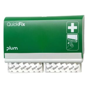 Plum QuickFix zwarte pleisters dispenser (gevuld)