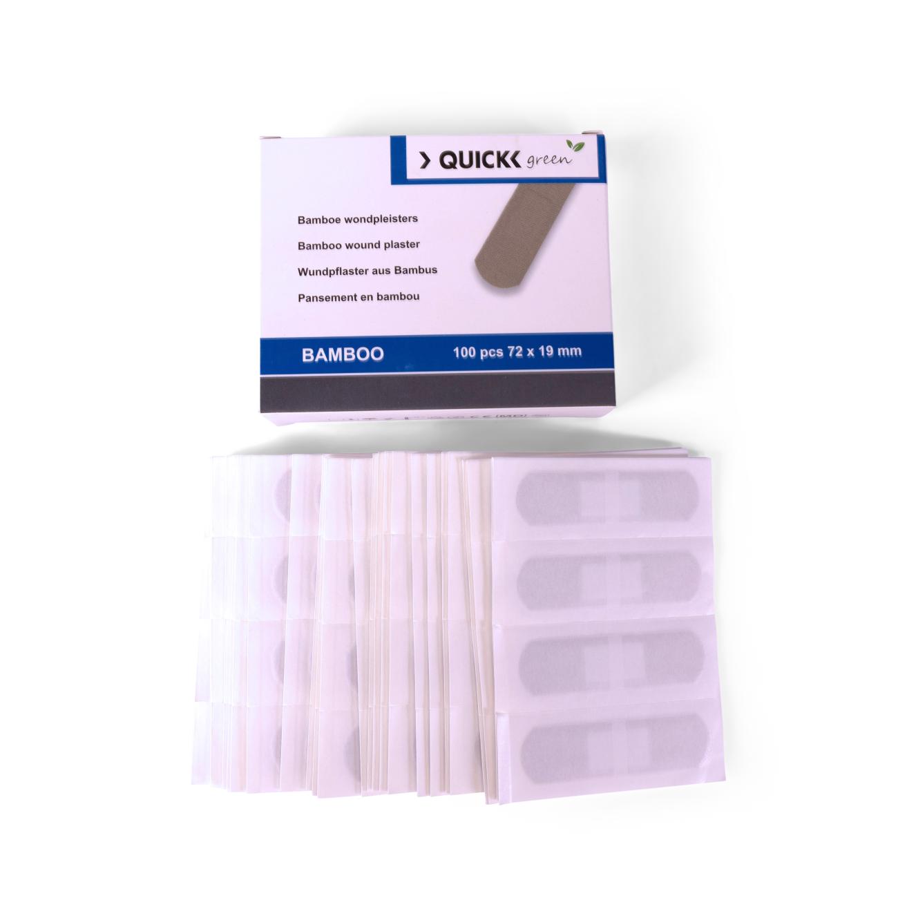 Quick Green Bamboo pleisters 19 x 72 mm (100 stuks) - Afbeelding 2