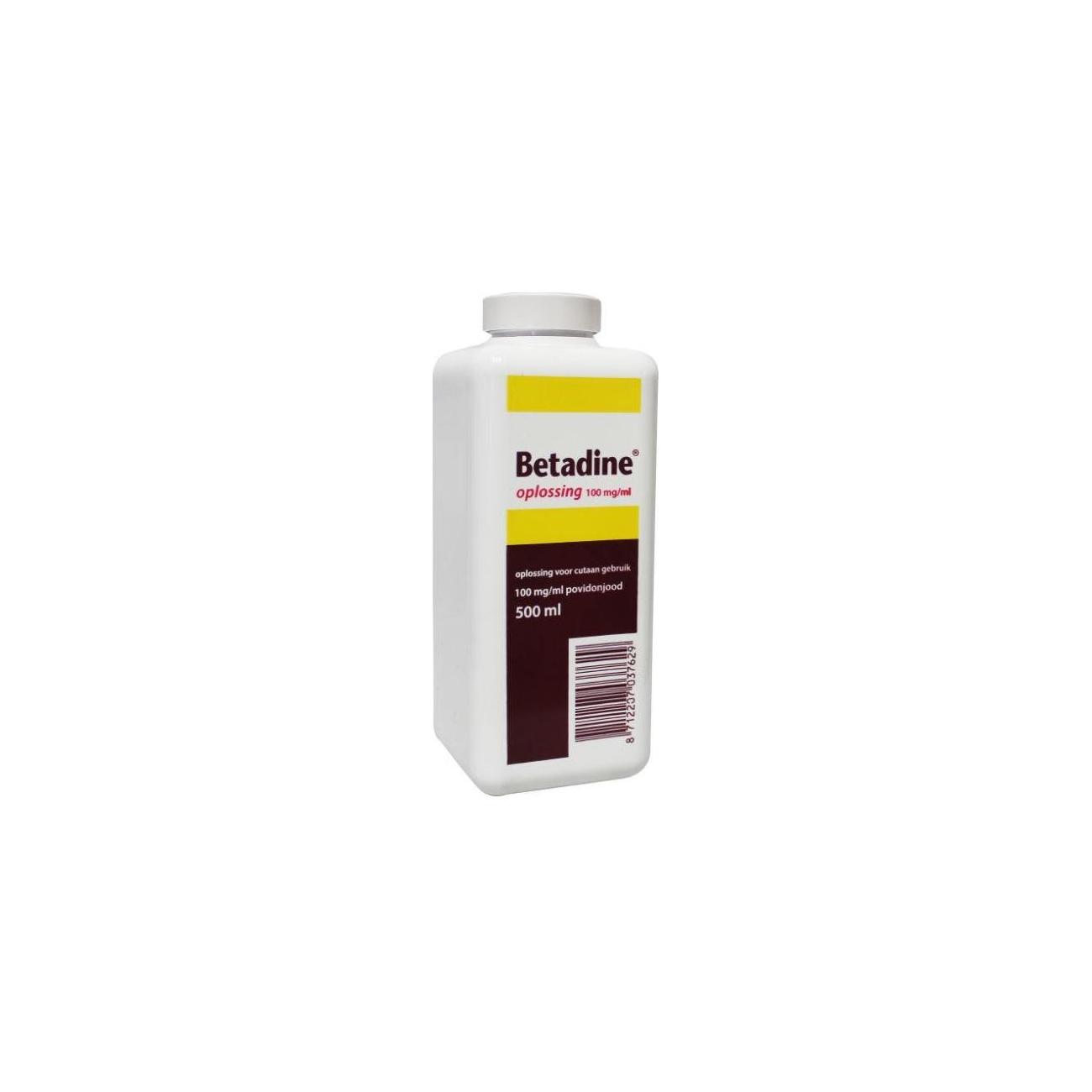 Betadine jodium oplossing 500 ml