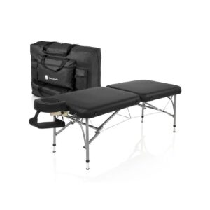 ZenGrowth Massagebank Artarmon 2-delig zwart
